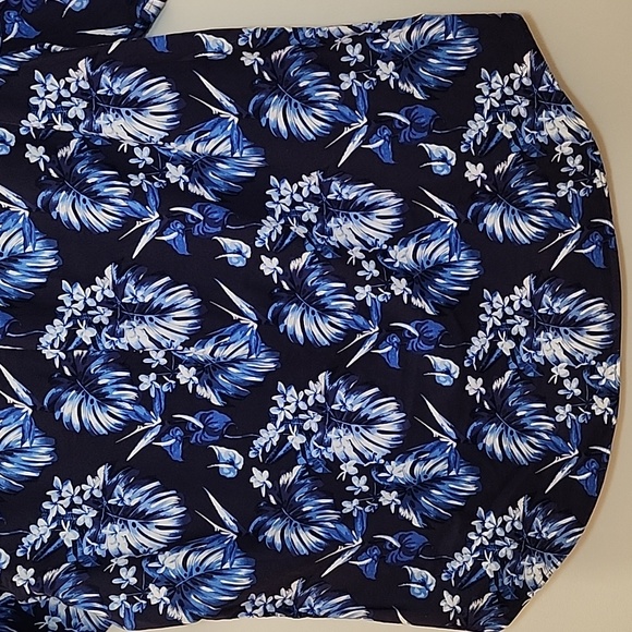 Polo Ralph Lauren Mens Classic Blue Floral-Print Cotton Shirt L - Picture 11 of 16